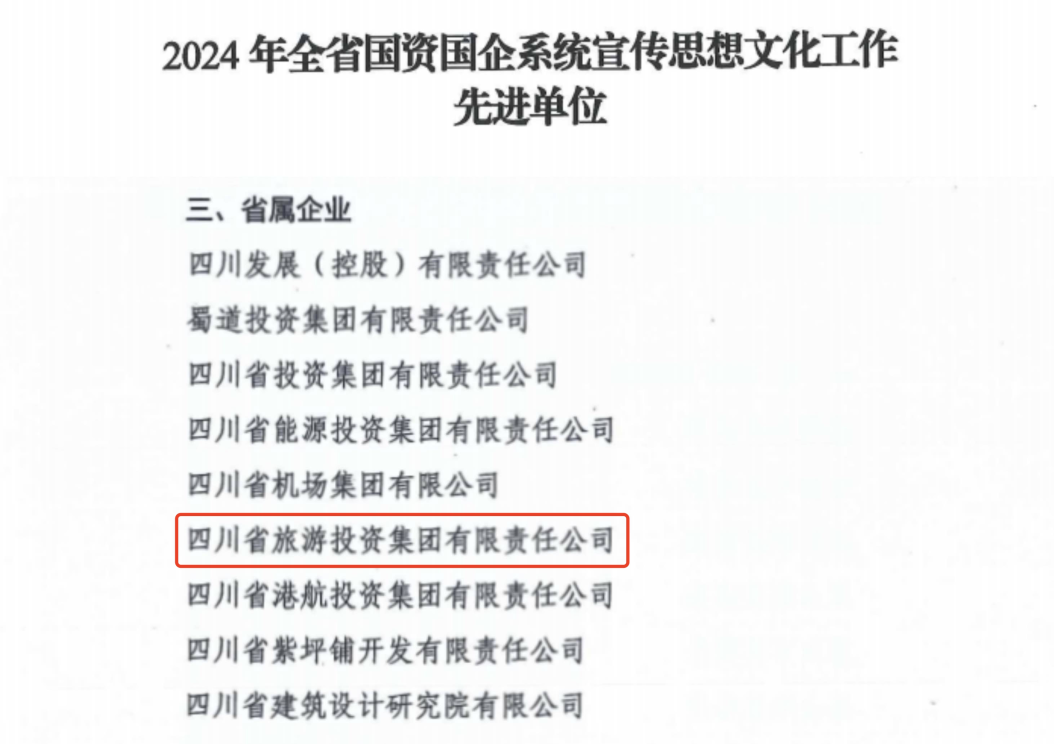 喜报！省ag尊龙登陆入口z6mg集团获评2024年全省国资国企系统宣传思想文化工作先进单位